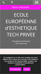 Mobile Screenshot of ecole-esthetique-nice.com